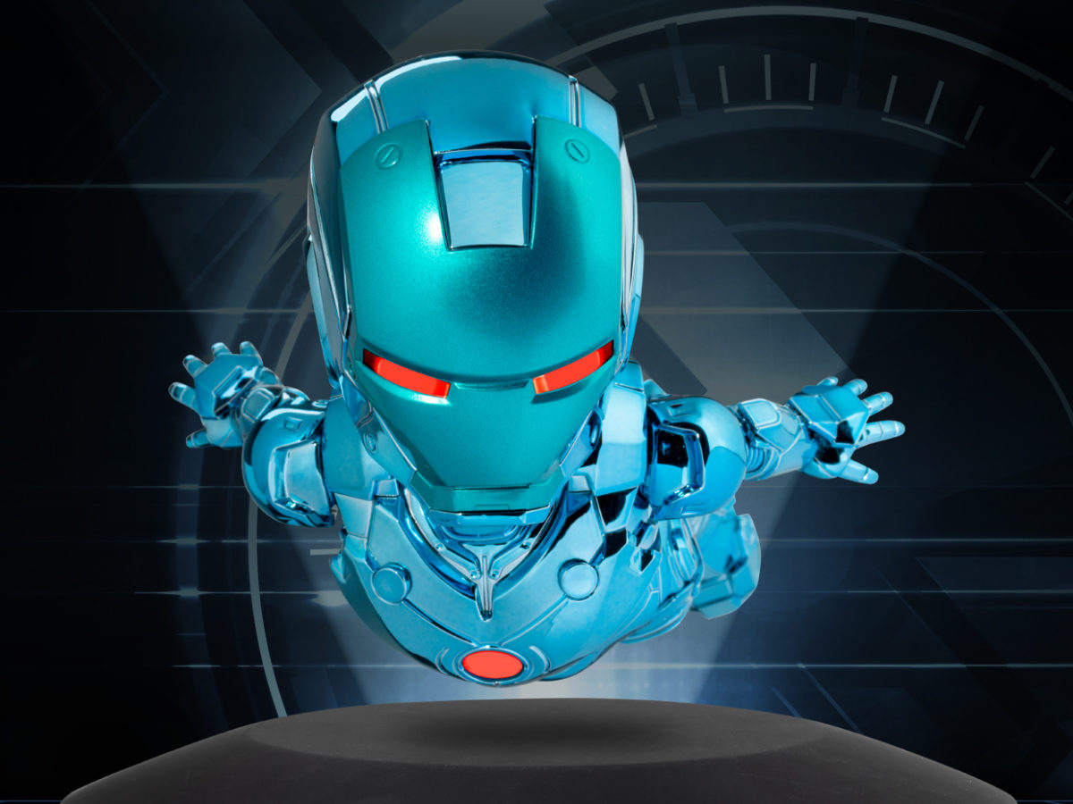 Iron Man Levitates with His New Stealth Suit EAA from Beast Kingdom