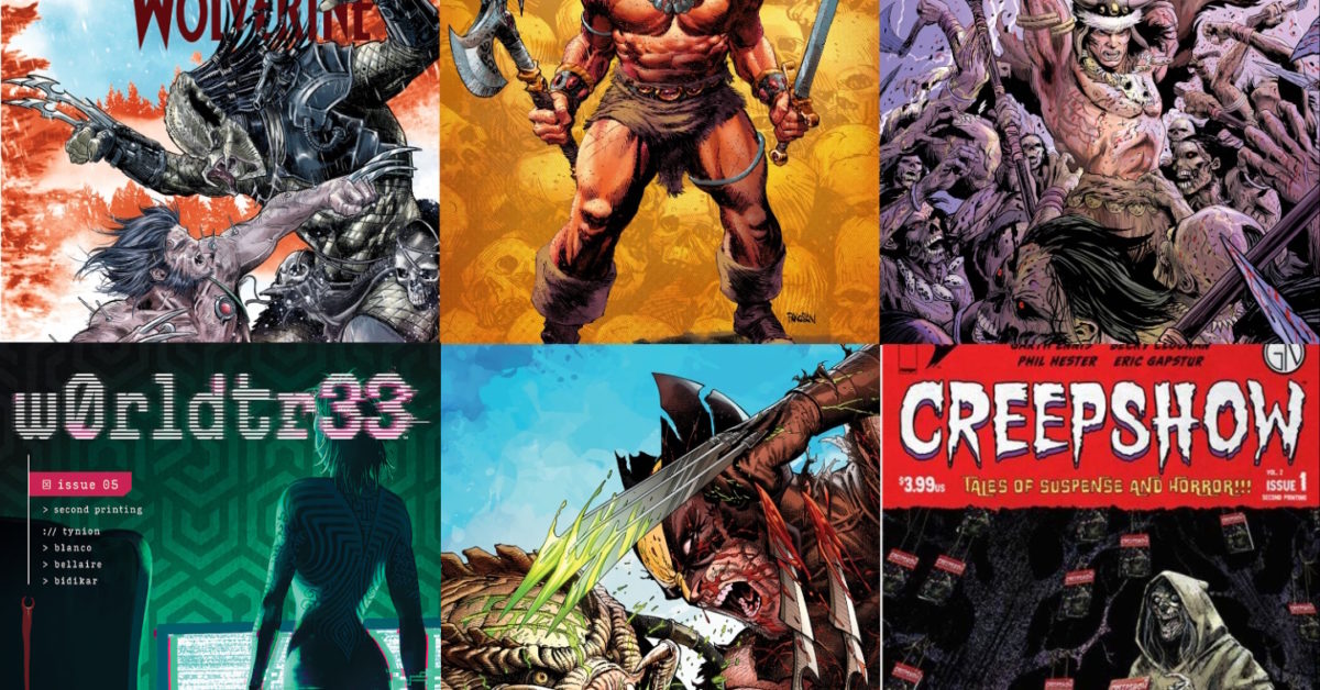 Conan, Creepshow, W0rldtr33, Predator Vs Wolverine Conan, Creepshow, W0rldtr33, Predator Vs Wolverine