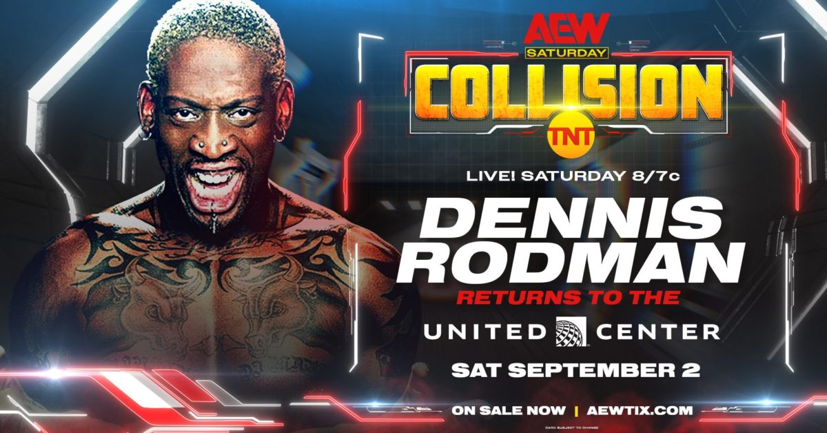 CM Who? Legend Dennis Rodman Returns to Wrestling for AEW Collision