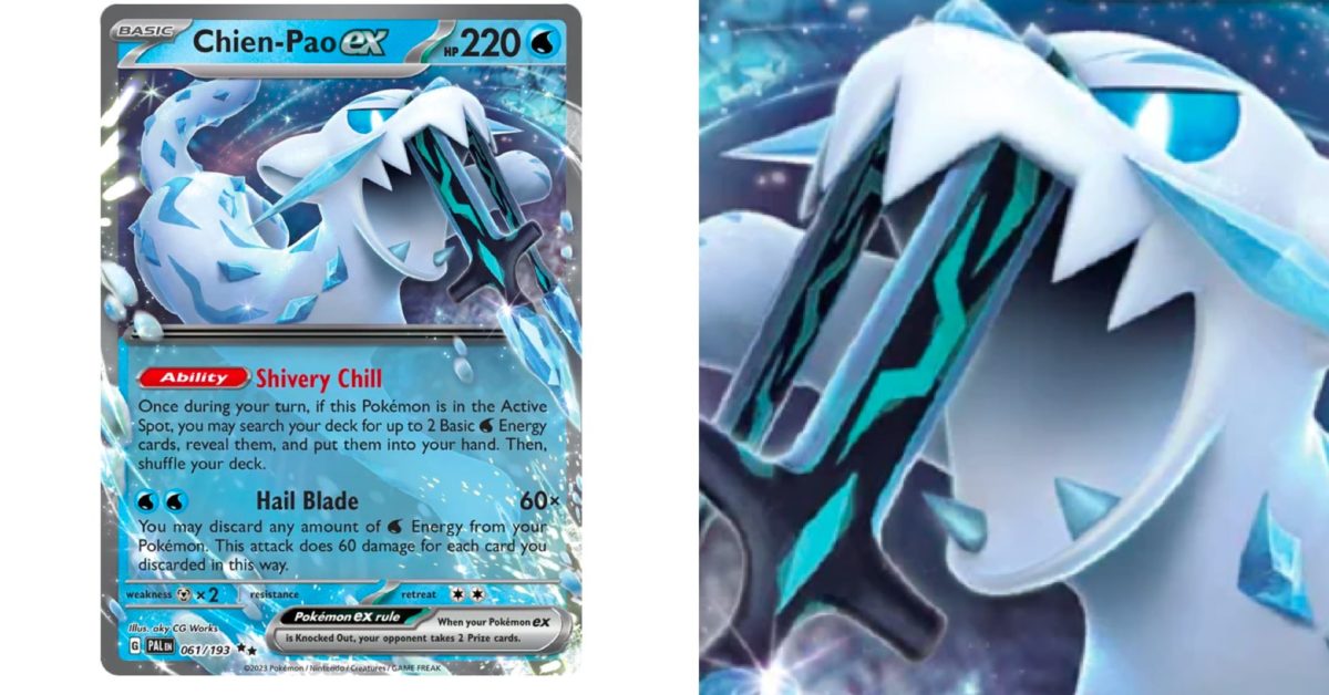 The Cards Of Pokémon TCG: Paldea Evolved Part 15: Chien-Pao ex