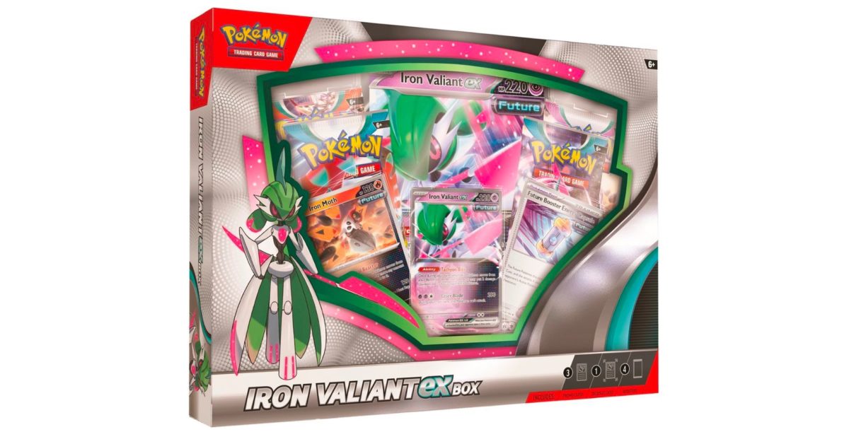 Pokemon TCG Products Revealed - Roaring Moon ex Box - Iron Valiant