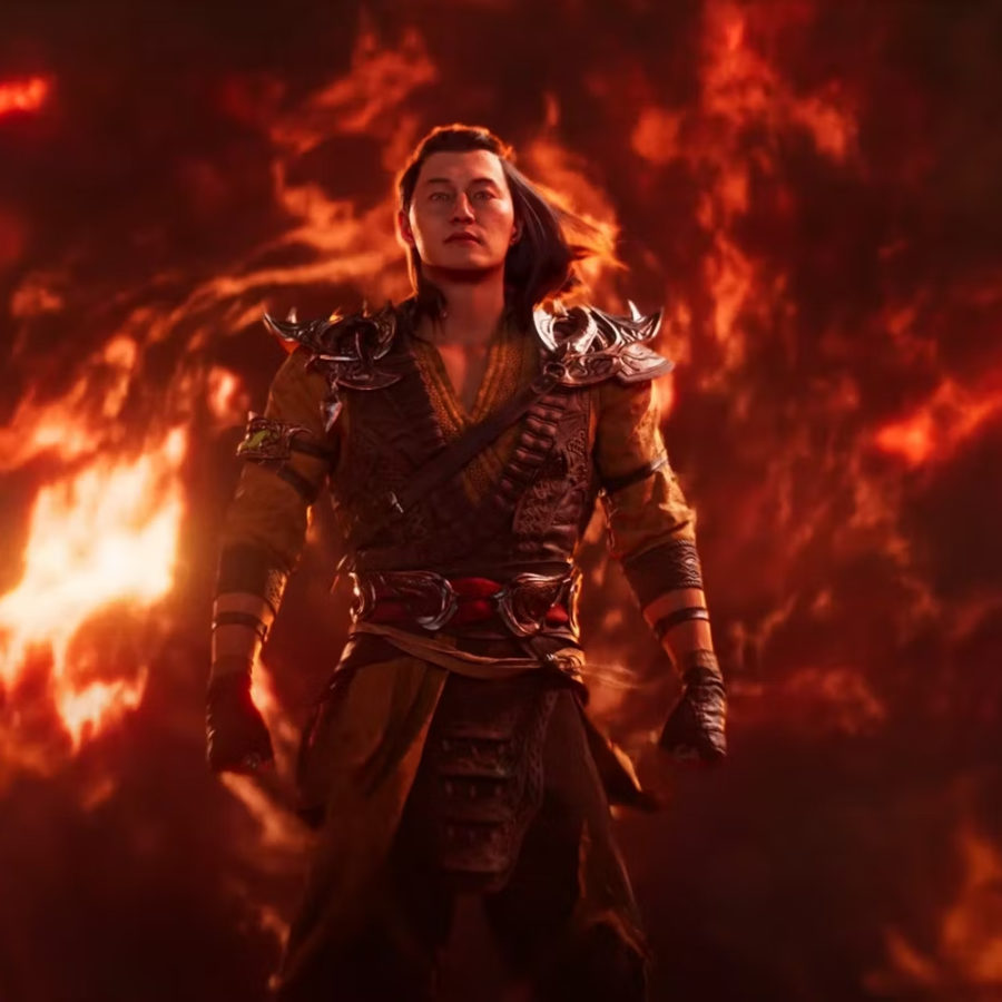 Mortal Kombat 1 launch trailer, Showing Reiko and Shang Tsung