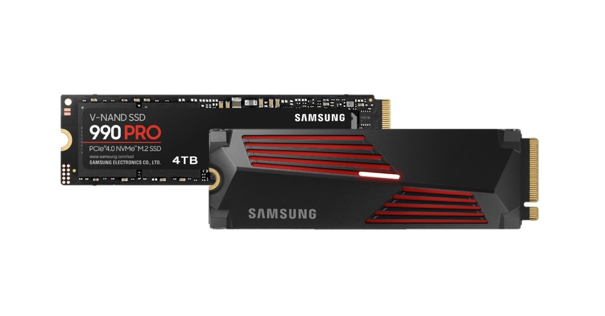 Samsung unveils new 4tb 990 pro series ssds