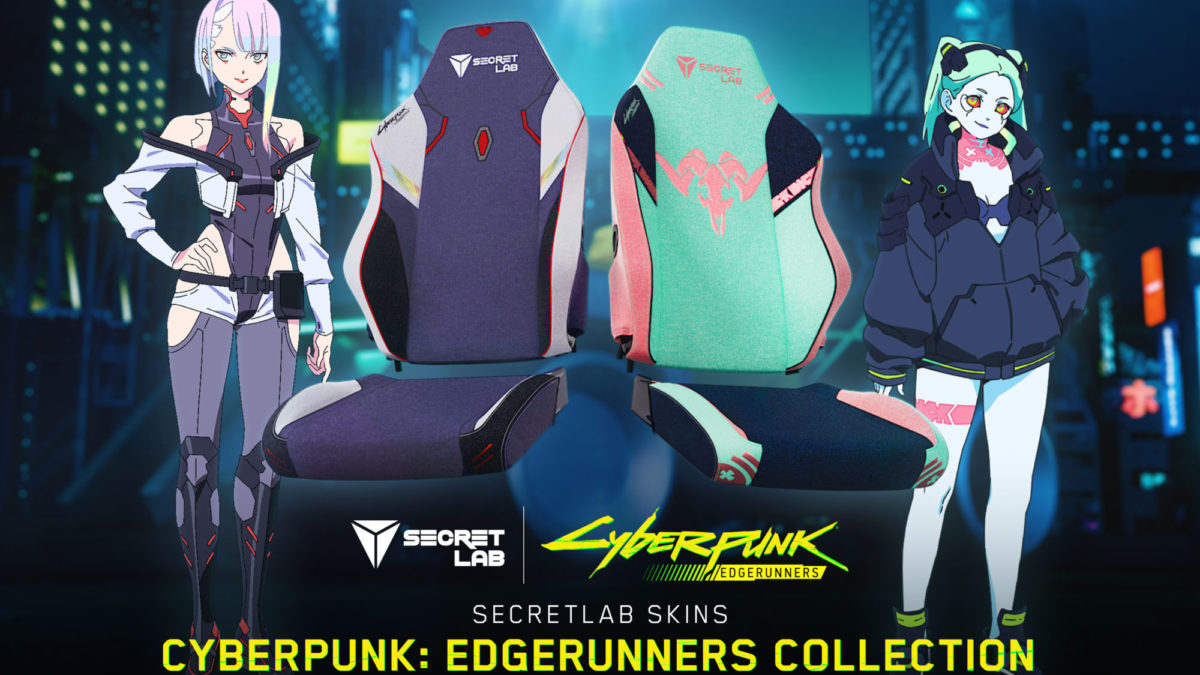 Secretlab Reveals Cyberpunk: Edgerunners Skins Collection