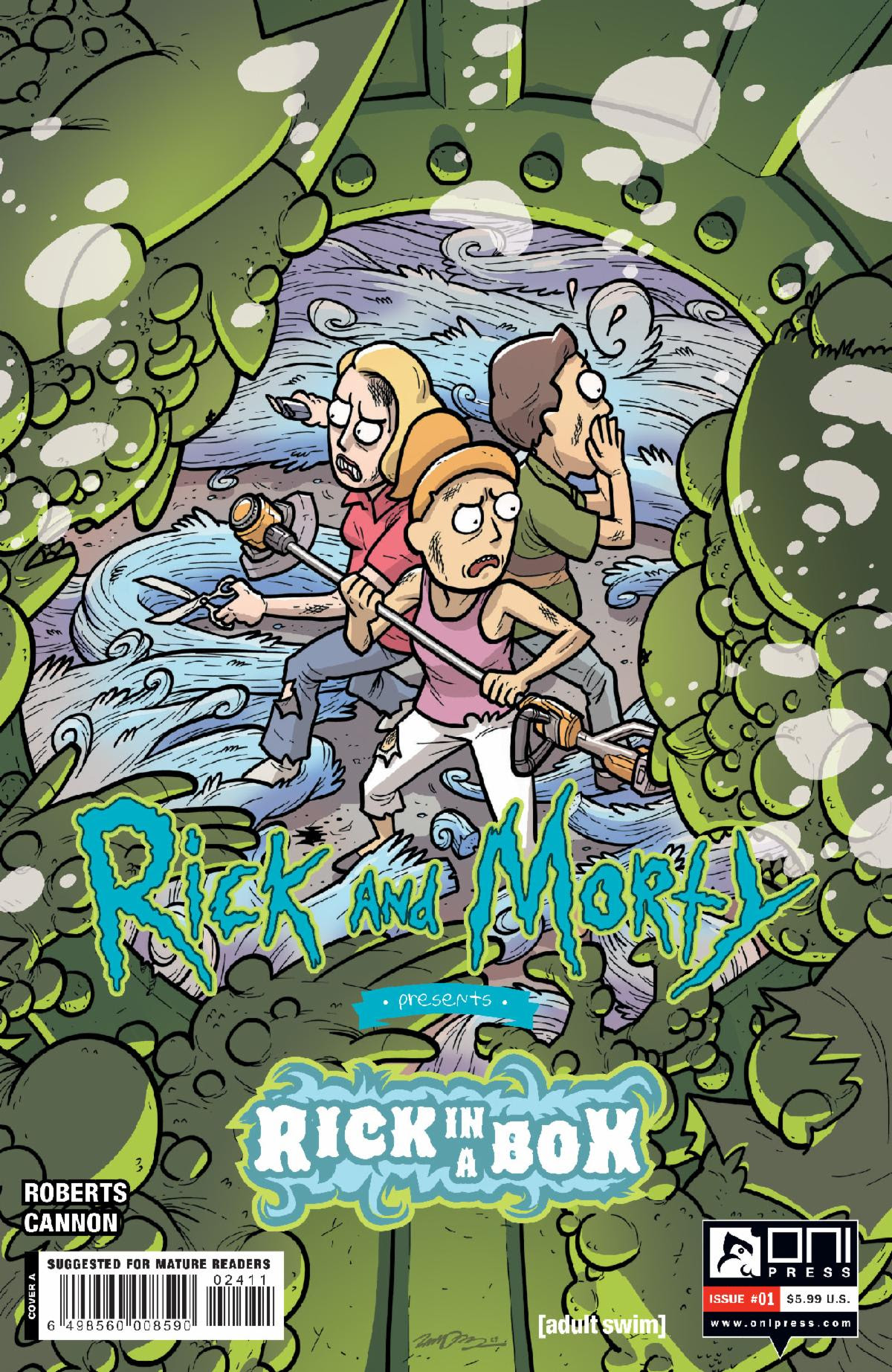 Rick and Morty: Heart of Rickness in Oni Press July 2023 Solicits