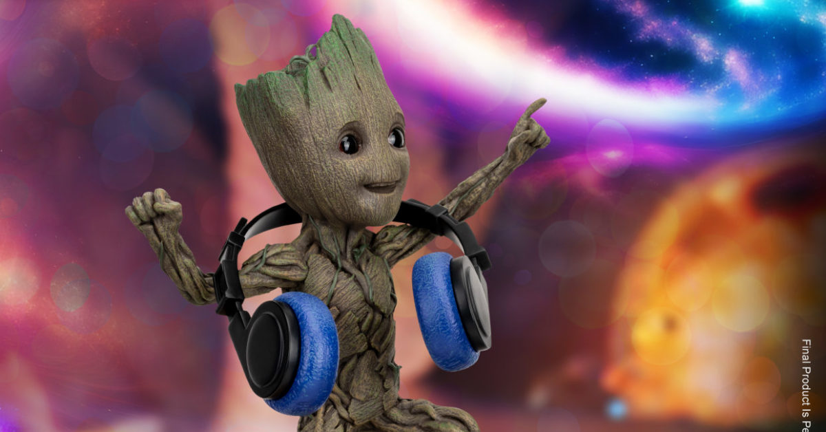 Turn Up the Music with Beast Kingdom’s Life-Size Dancing Groot Statue 