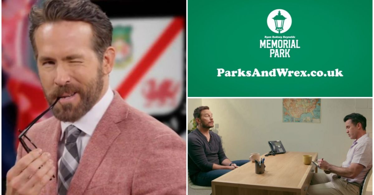 Rob Mcelhenney Enlists Chris Pratt For Ryan Reynolds Birthday Present 