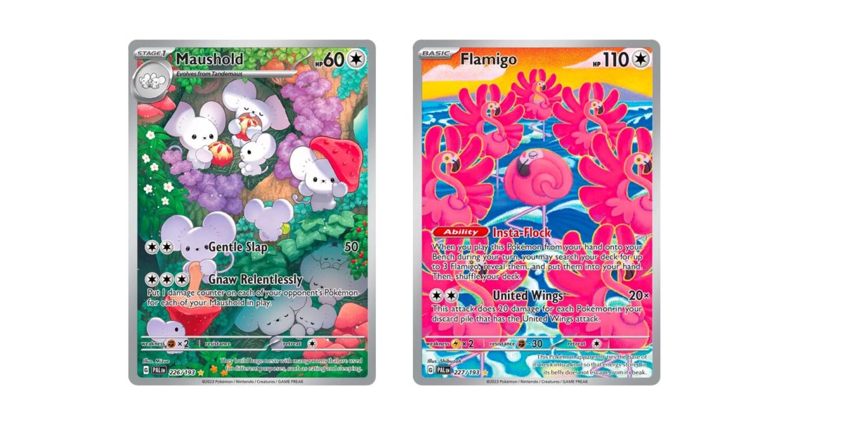 tandemaus pokemon card Pokemon TCG - Paradox Rift - #154 - Tandemaus - Reverse Holo main image 0