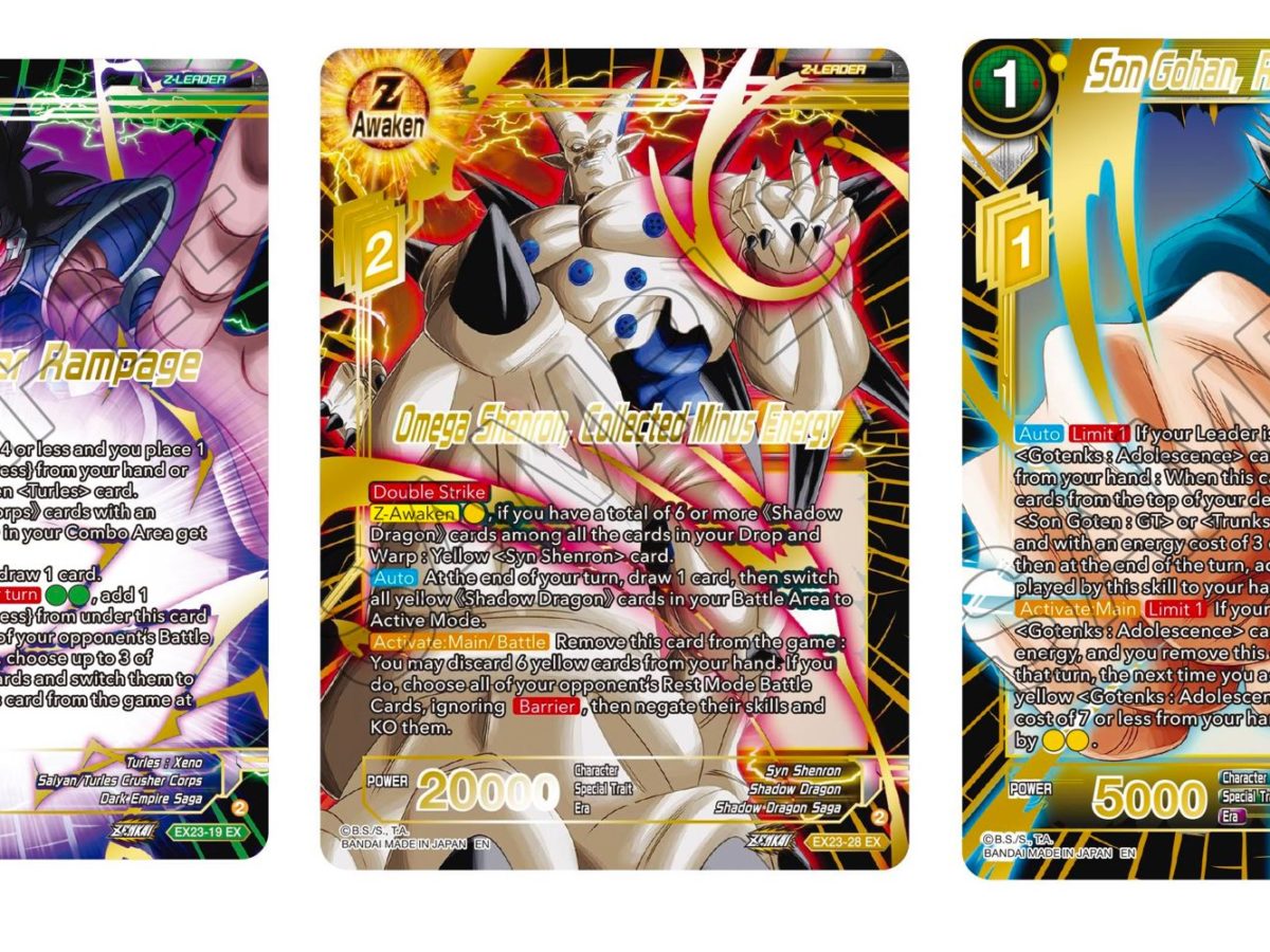 Dragon Ball Super Card Game (TCG) Chronological Order - XenoShogun