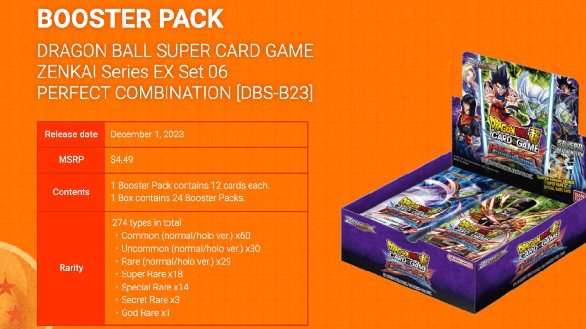 Dragon Ball Super Card Game Zenkai Series Set 06 Booster Display 【B23】