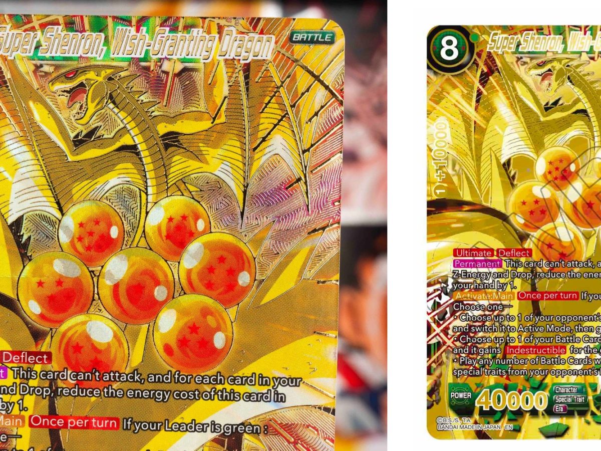 dragon ball super card game shenron Dragon Ball Super Card Game Fusion World Wish Upon Shenron