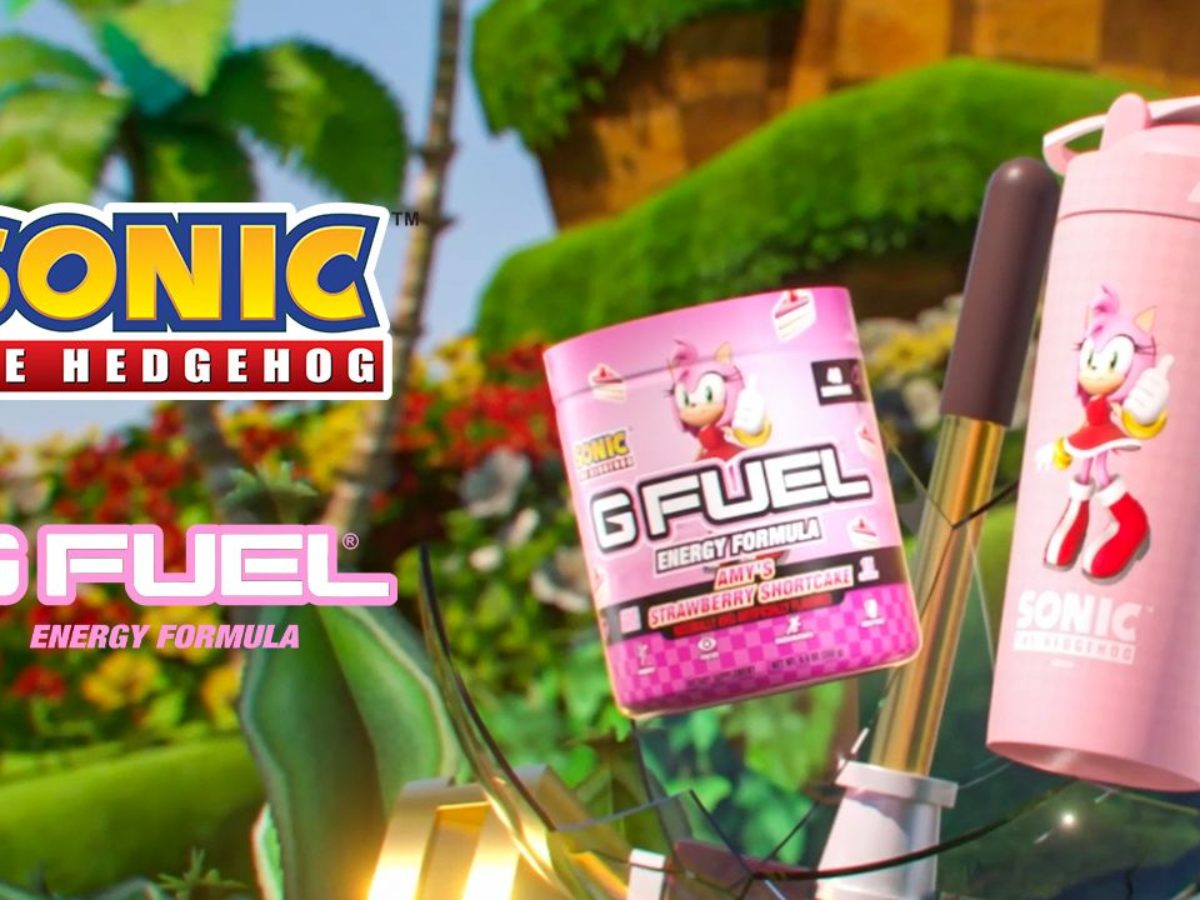 G Fuel Adds New Sonic The Hedgehog Flavor For Sonic Superstars