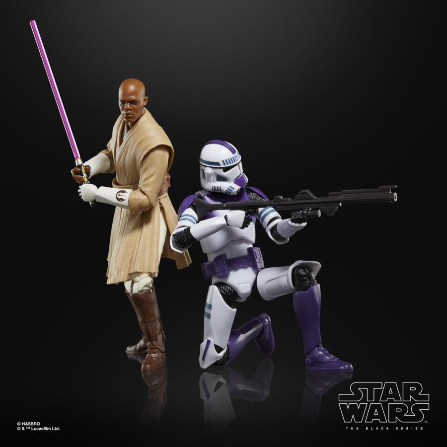 Hasbro Reveals Star Wars Mace Windu & 187th Clone Trooper 2-Pack
