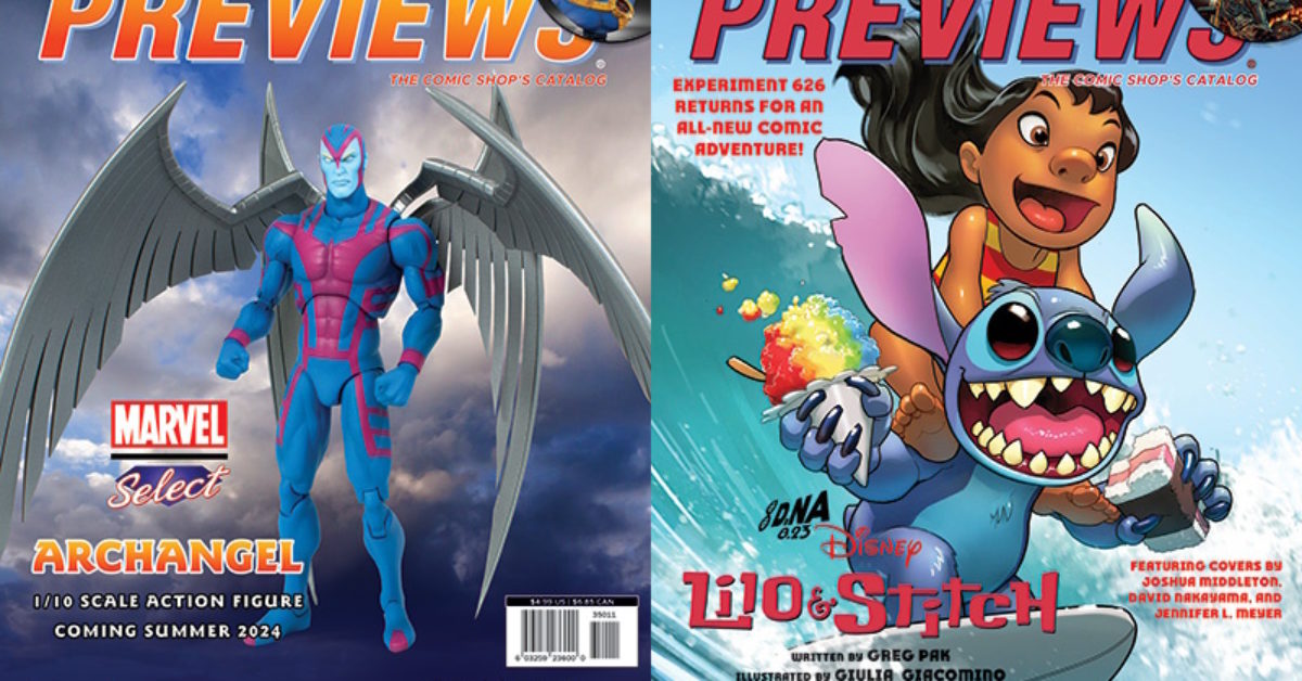 Lilo & Stitch & Archangel on Covers of Next Week’s Diamond Previews Lilo & Stitch & Archangel on Covers of Next Week’s Diamond Previews