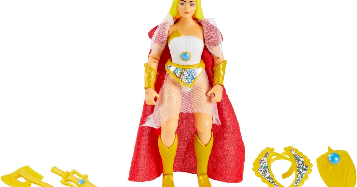 MOTU Masters Of The Universe Origins SHE-RA In Morax Clamshell NEU OVP