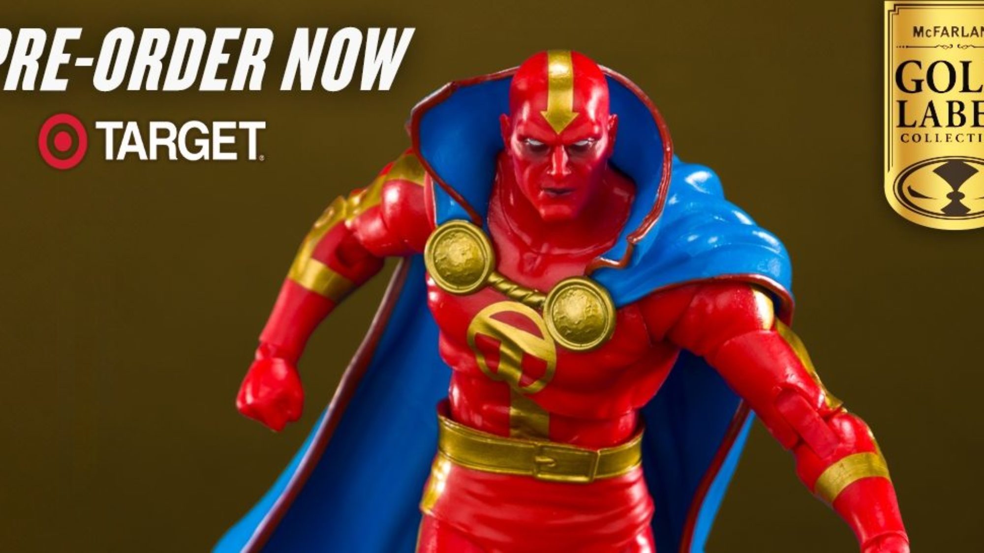 McFarlane Toys Reveals New DC Comics Gold Label Red Tornado Figure