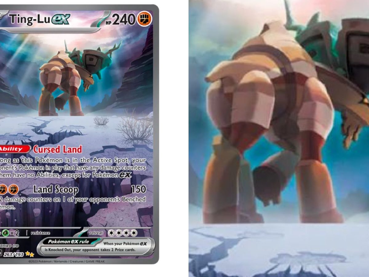 Cards Of Pokémon TCG: Paldea Evolved Part 64: Ting-Lu Illustration