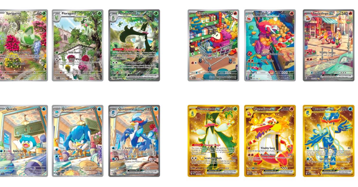 Cards Of Pok Mon Tcg Paldea Evolved Complete Set Review