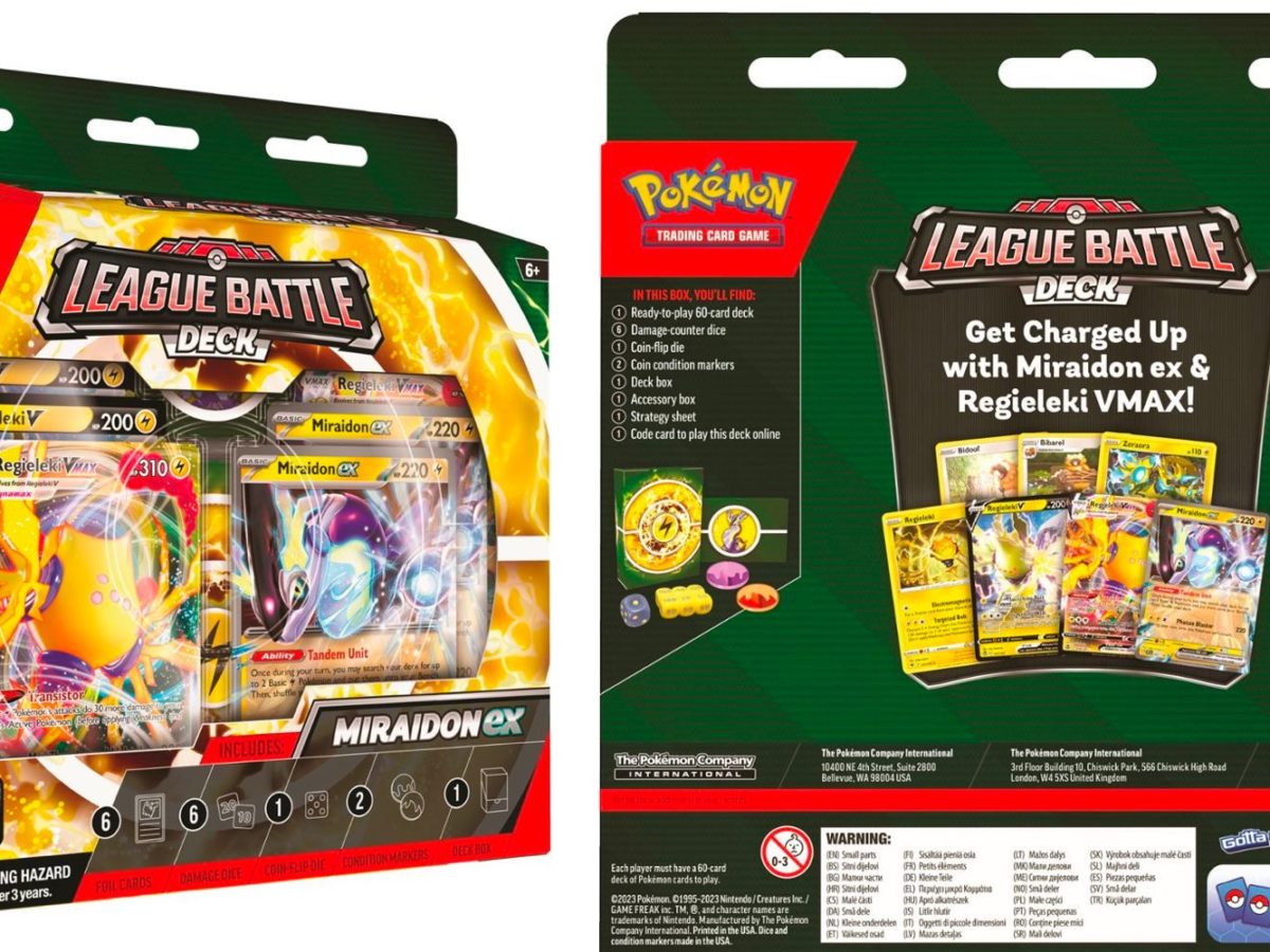 Miraidon EX Deck Pokémon TCG, Hobbies & Toys, Toys & Games on