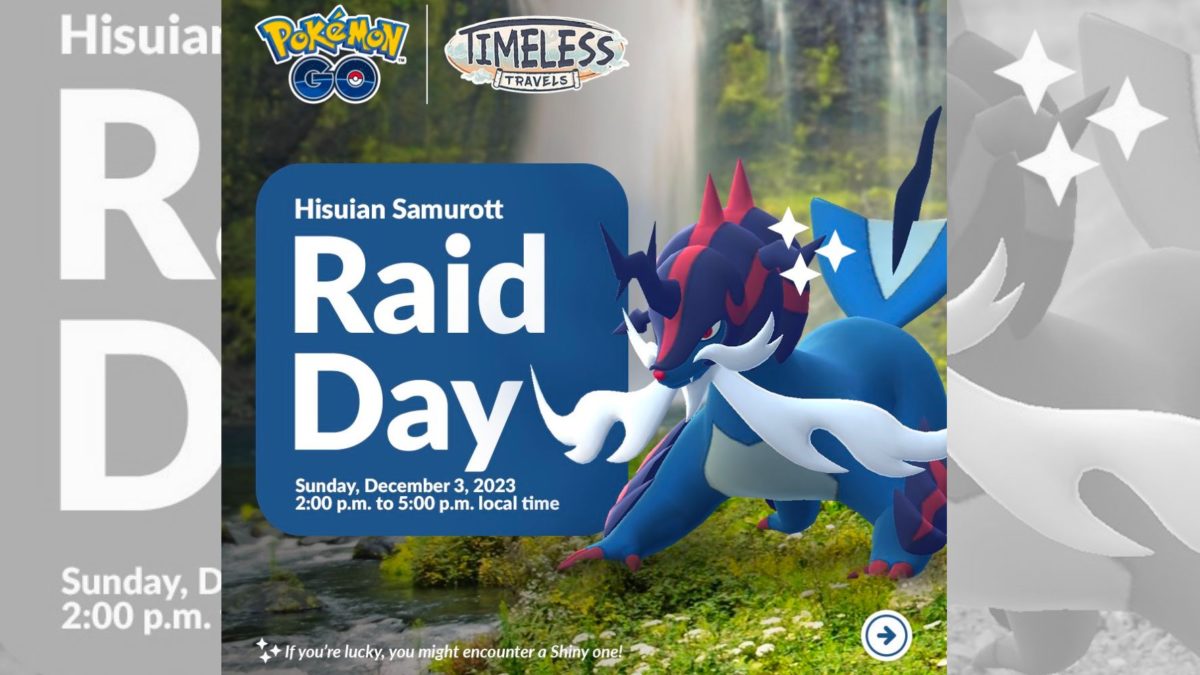 Não percam a nova Temporada, com a estreia do Samurott de Hisui no evento  Dia de Reides. – Pokémon GO