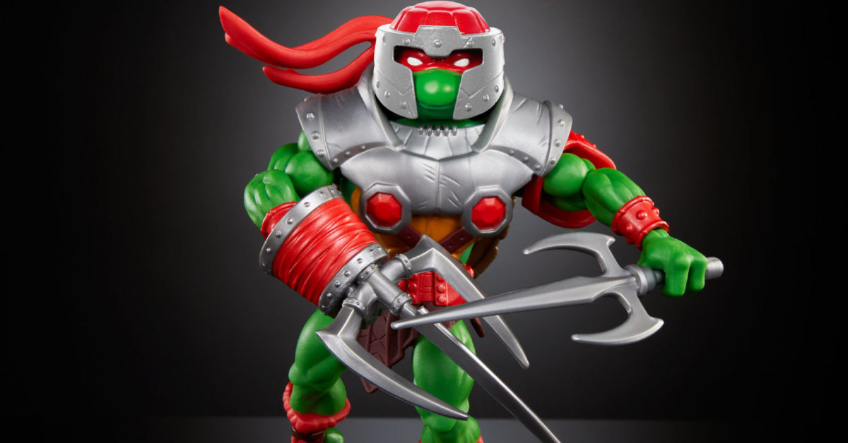 Raphael Arrives in Eternia with Mattel's TMNT: Turtles of Grayskull