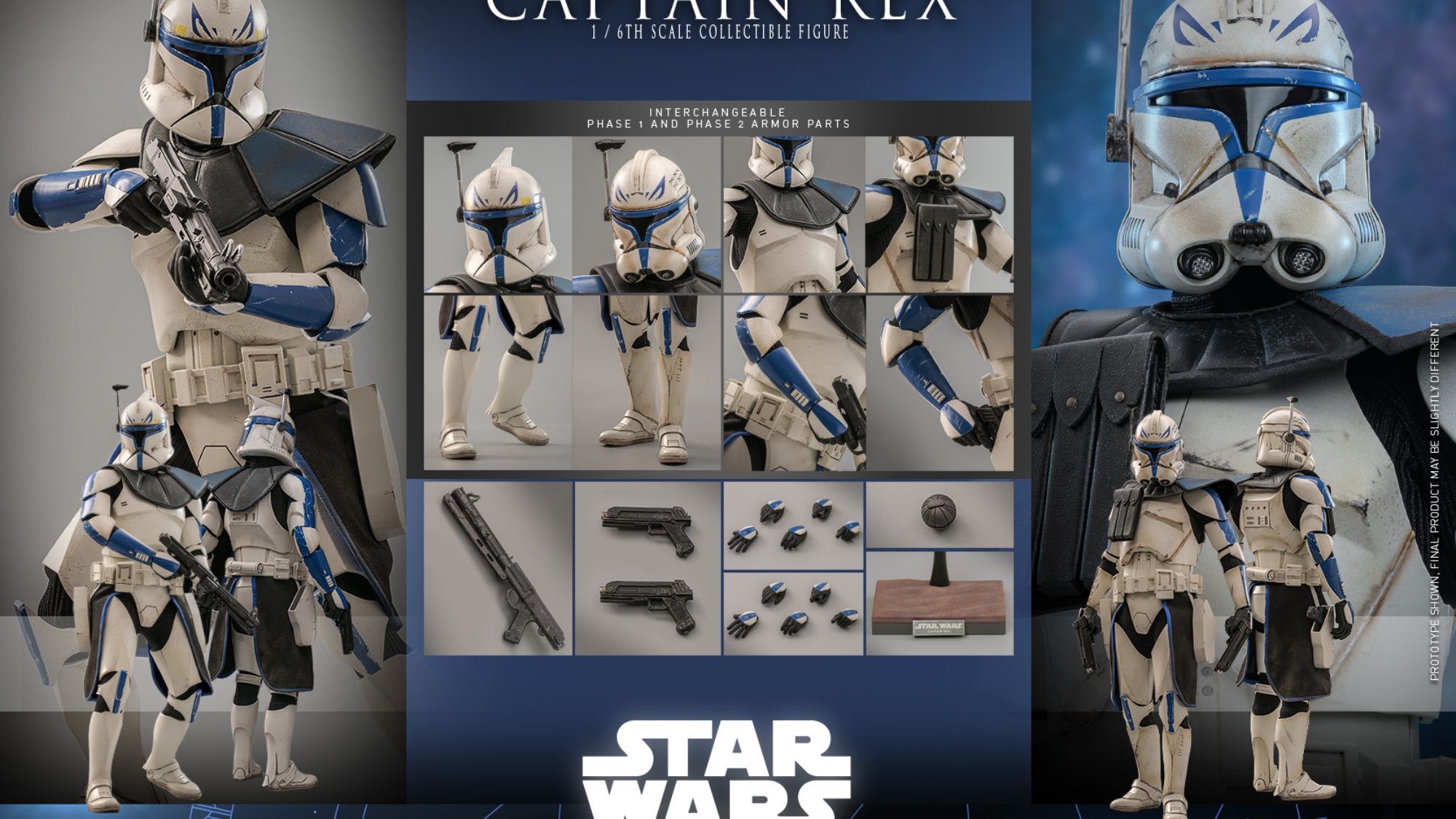 Captain Rex Returns to Hot Toys with New Star Wars 1/6 Scale Release