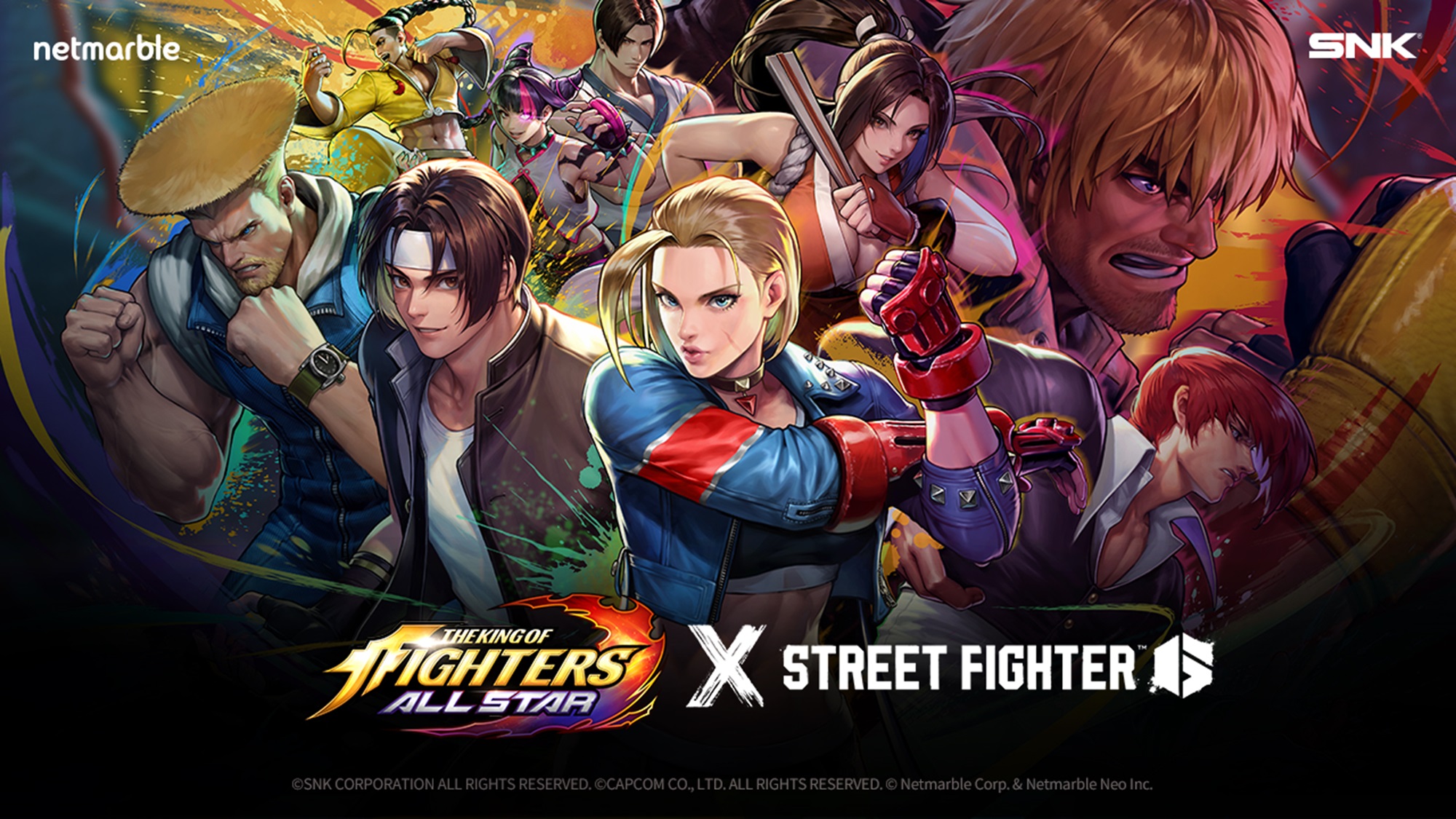 The King of Fighters ALLSTAR launches pre-registration for its Street  Fighter V collaboration event