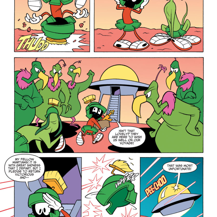 Looney Tunes #275 Preview: Marvin's Galactic Eviction Notice