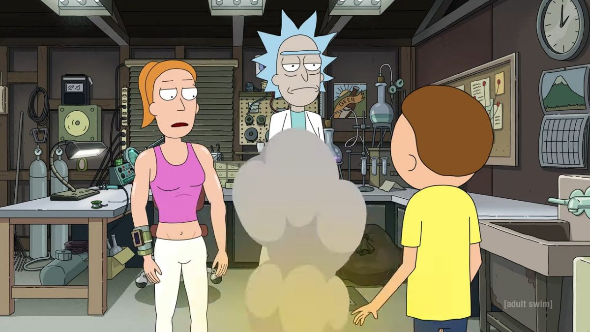 Rick and Morty, S7E7 Cold Open: Wet Kuat Amortican Summer