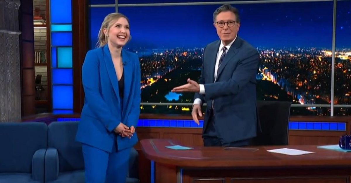 Stephen Colbert Introduces “After Midnight” Host Taylor Tomlinson