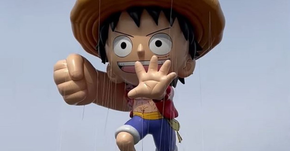 One Piece: Macy's Thanksgiving Day Parade Balloon Previewed (VIDEO)