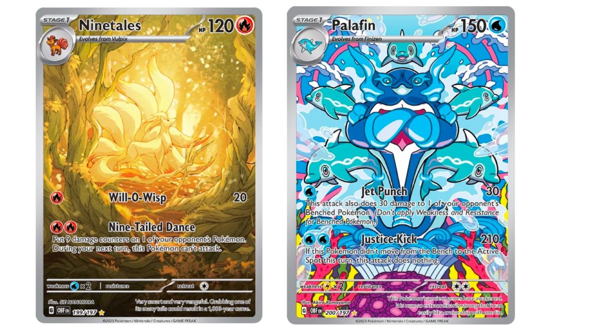 Cards Of Pokmon TCG: Obsidian Flames Part 27: Ninetails Illustration
