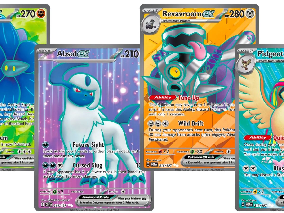 Cards Of Pokmon TCG: Obsidian Flames Part 35: Full Art Pokmon Ex