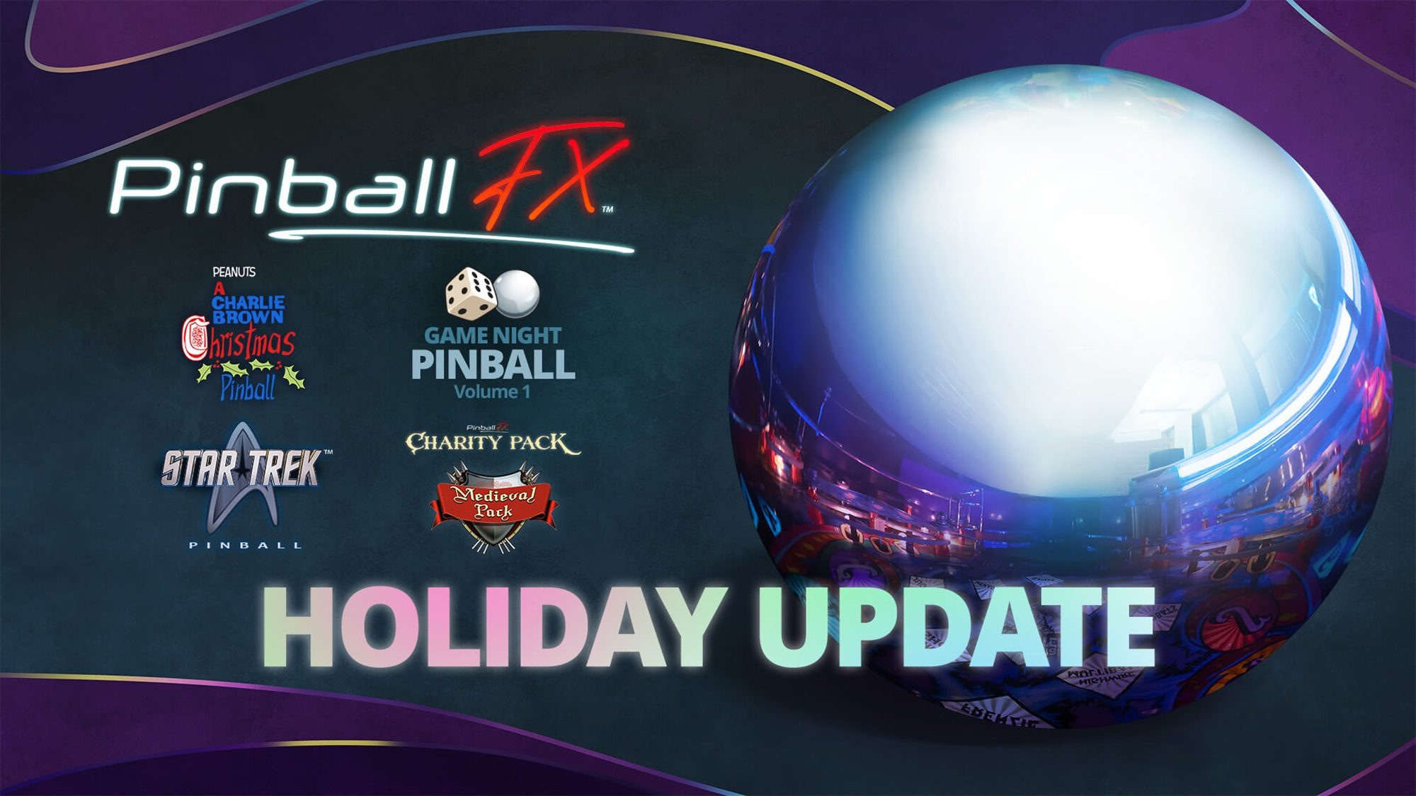 Pinball FX Releases Multiple New Tables, Including Star Trek Designs
