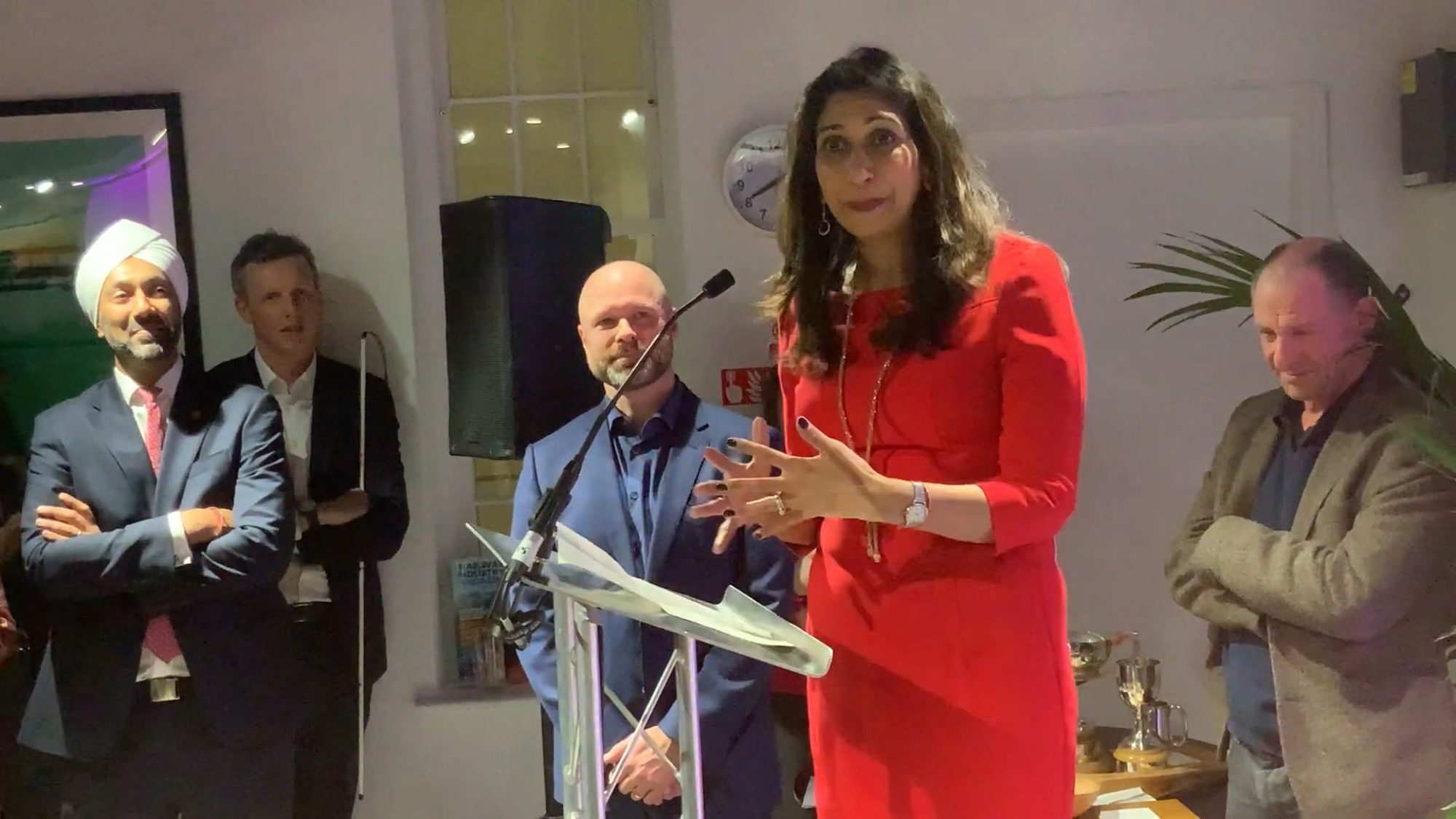 Suella Braverman Faced Heckles At The Political Cartoon Awards