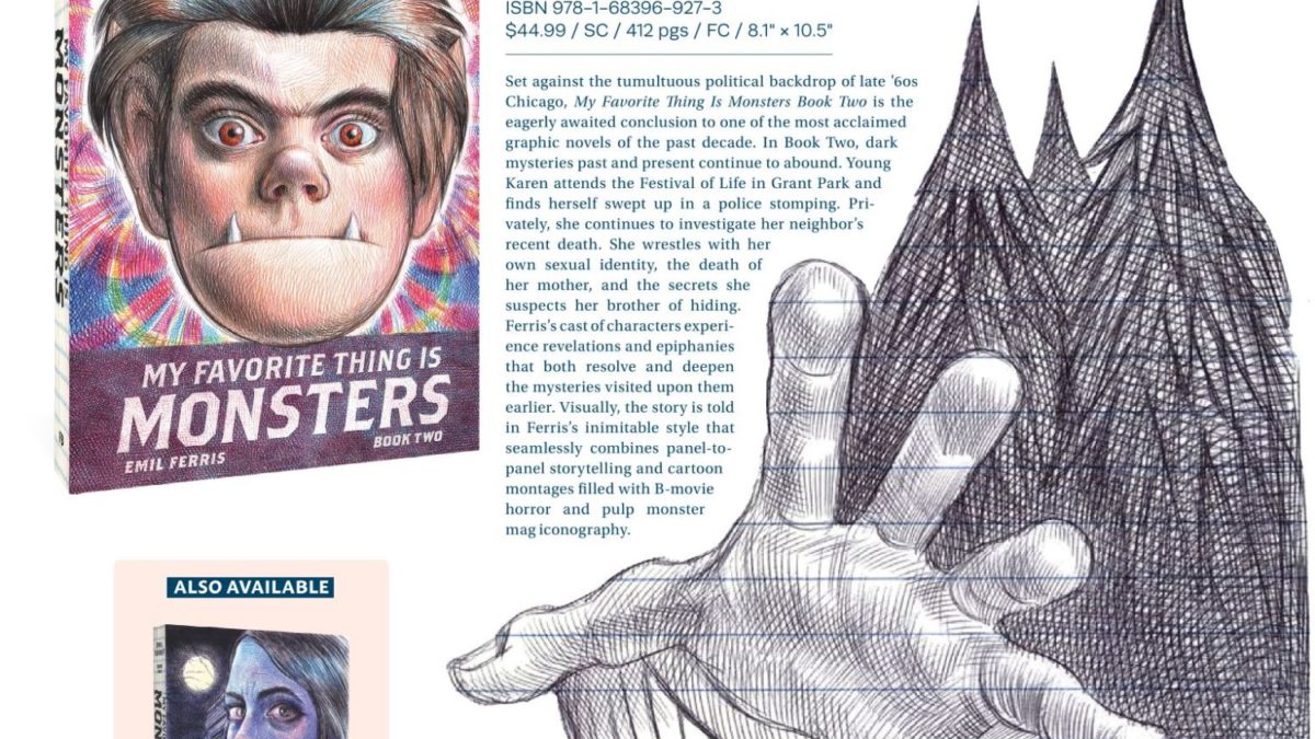 My Favorite Thing Is Monsters Book 2, 100,000 Fantagraphics Print Run