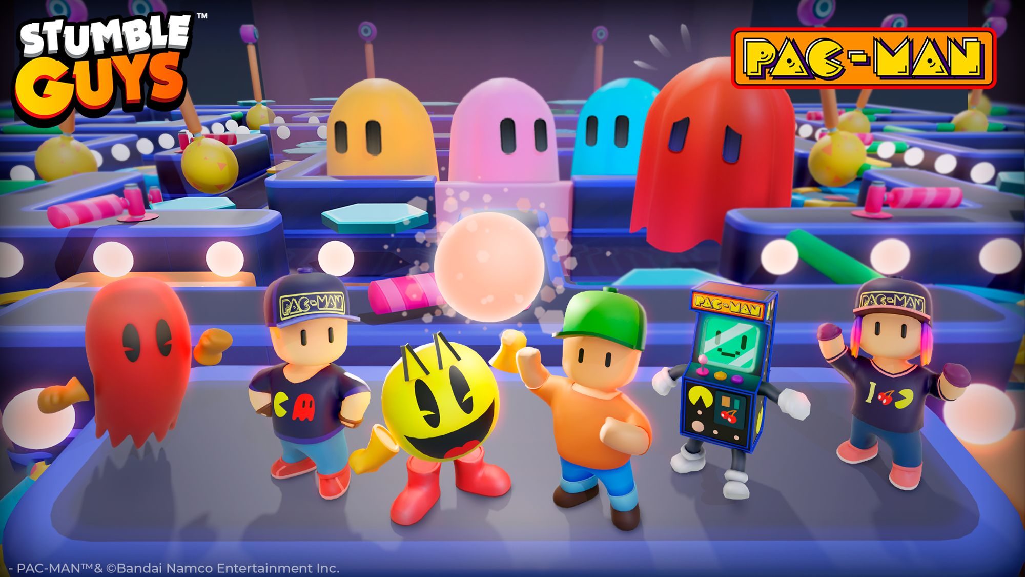 Pac Man Has Munched His Way Into Stumble Guys