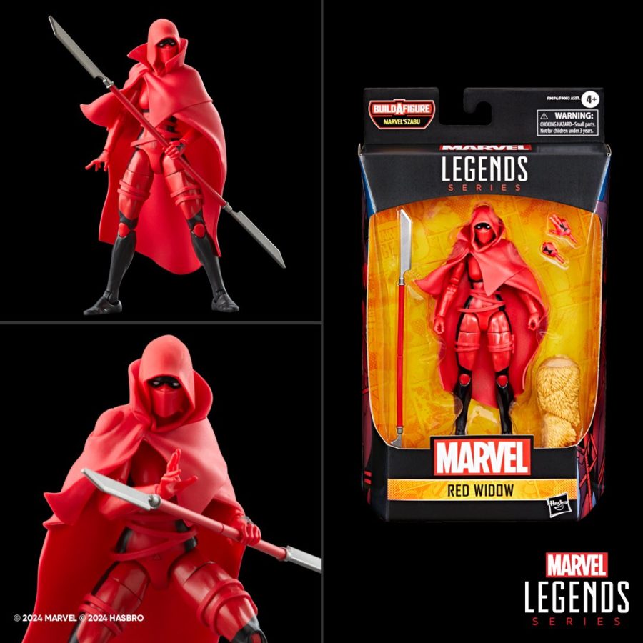 Marvel Legends RED WIDOW From Zabu BAF Wave NO Zabu Build A Figure