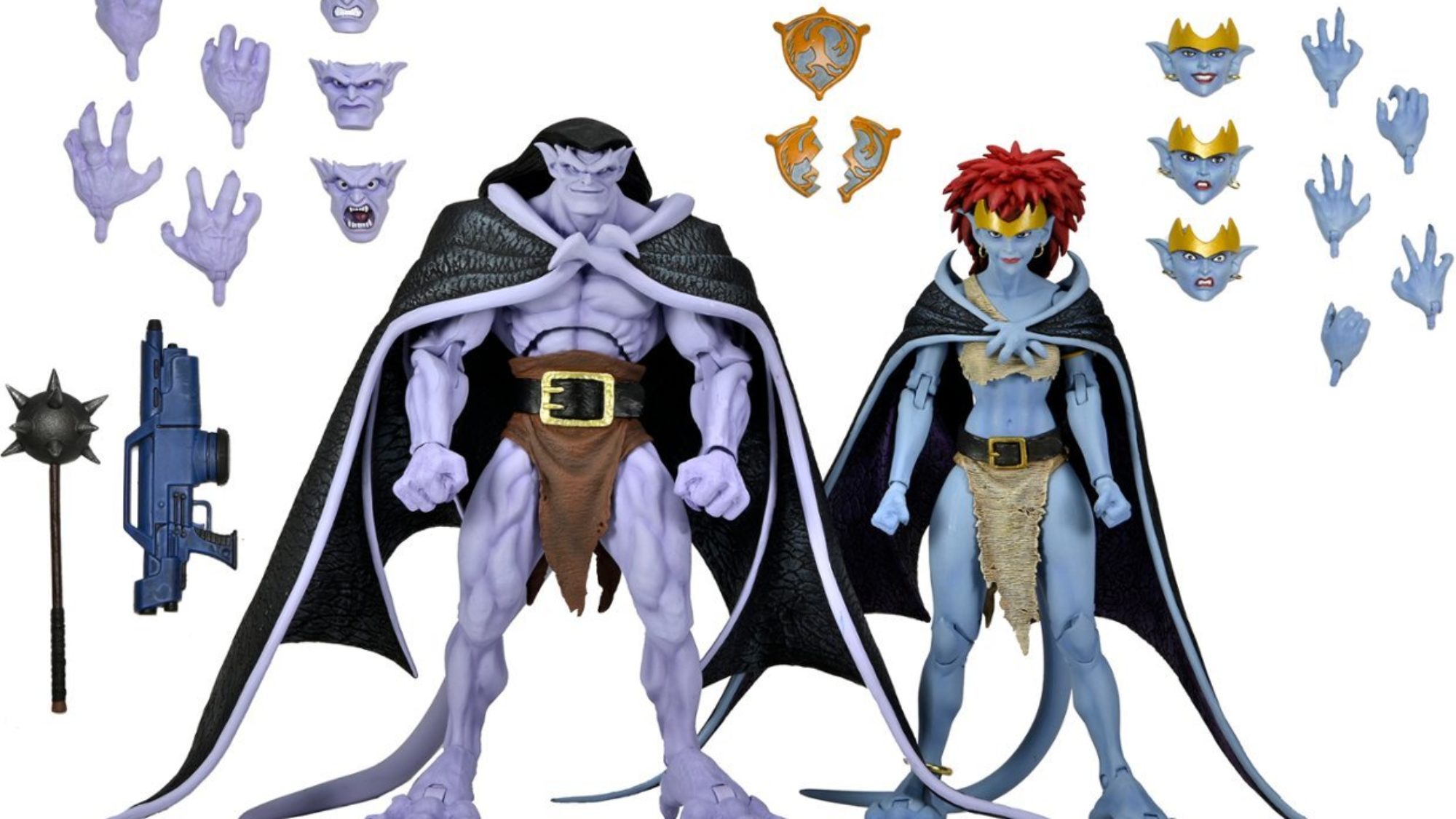 NECA Debuts New Gargoyles Vows Ultimate Set with Goliath & Demona