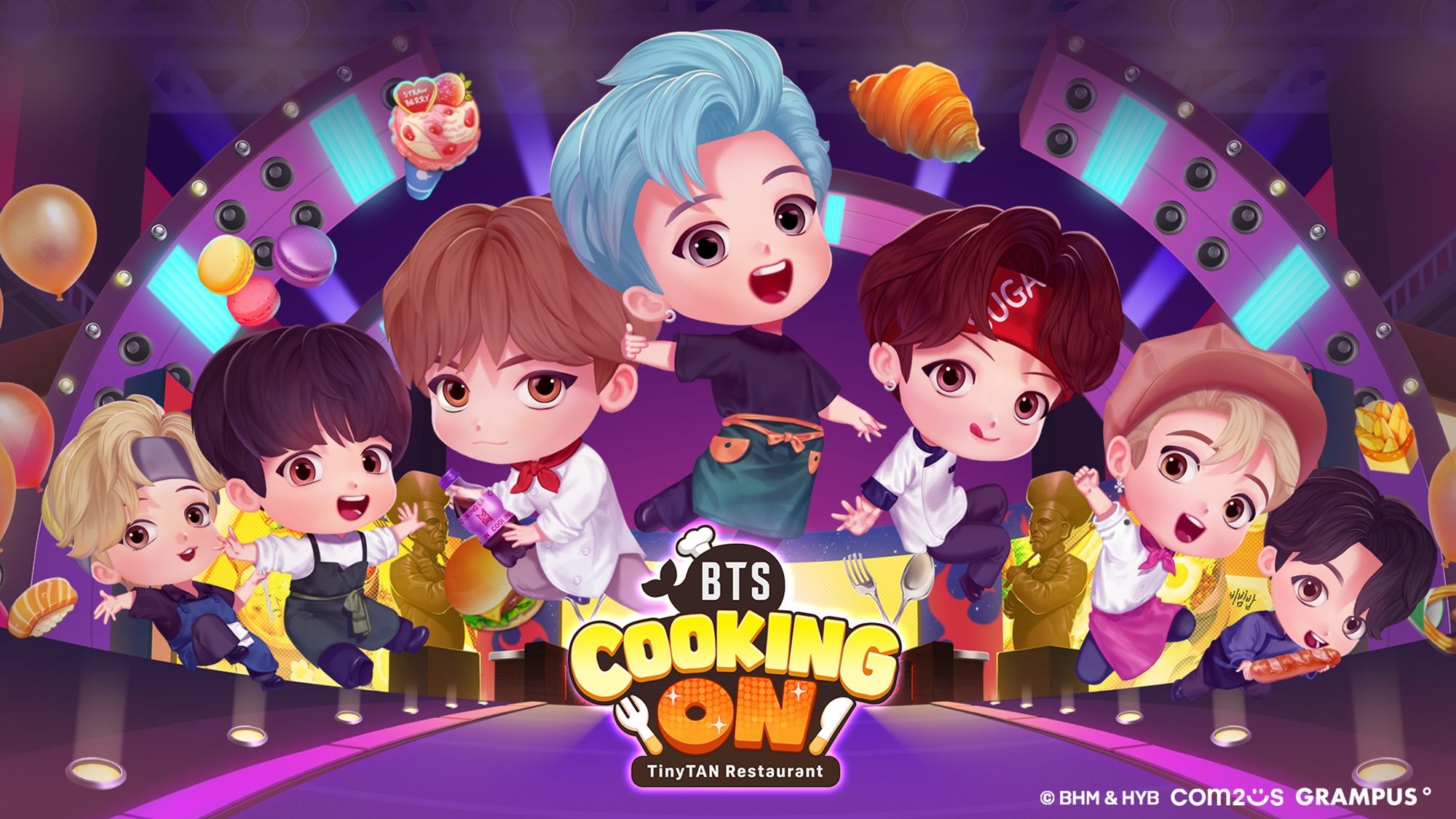 Bts cooking on