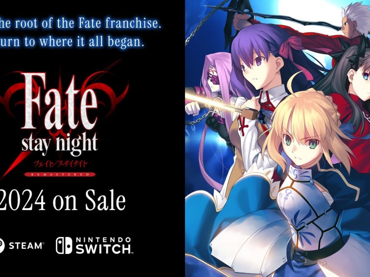 Fate Stay Night Remastered Visual Novel Out on Steam and Switch