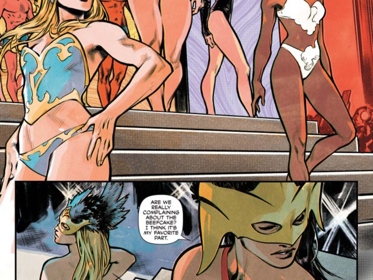 Big Barda In The Buff In Birds Of Prey #8 (Spoilers)