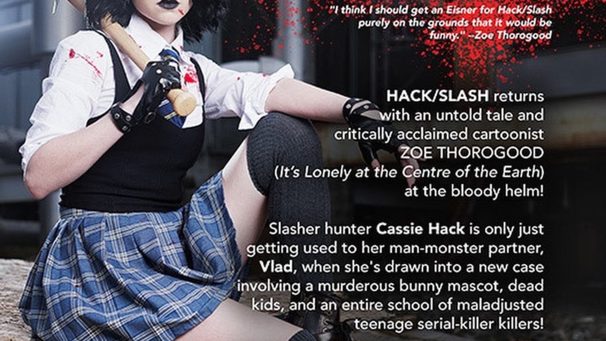 Zoe Thorogood As Cassie Hack On The Back Of Hackslash Collection 5589