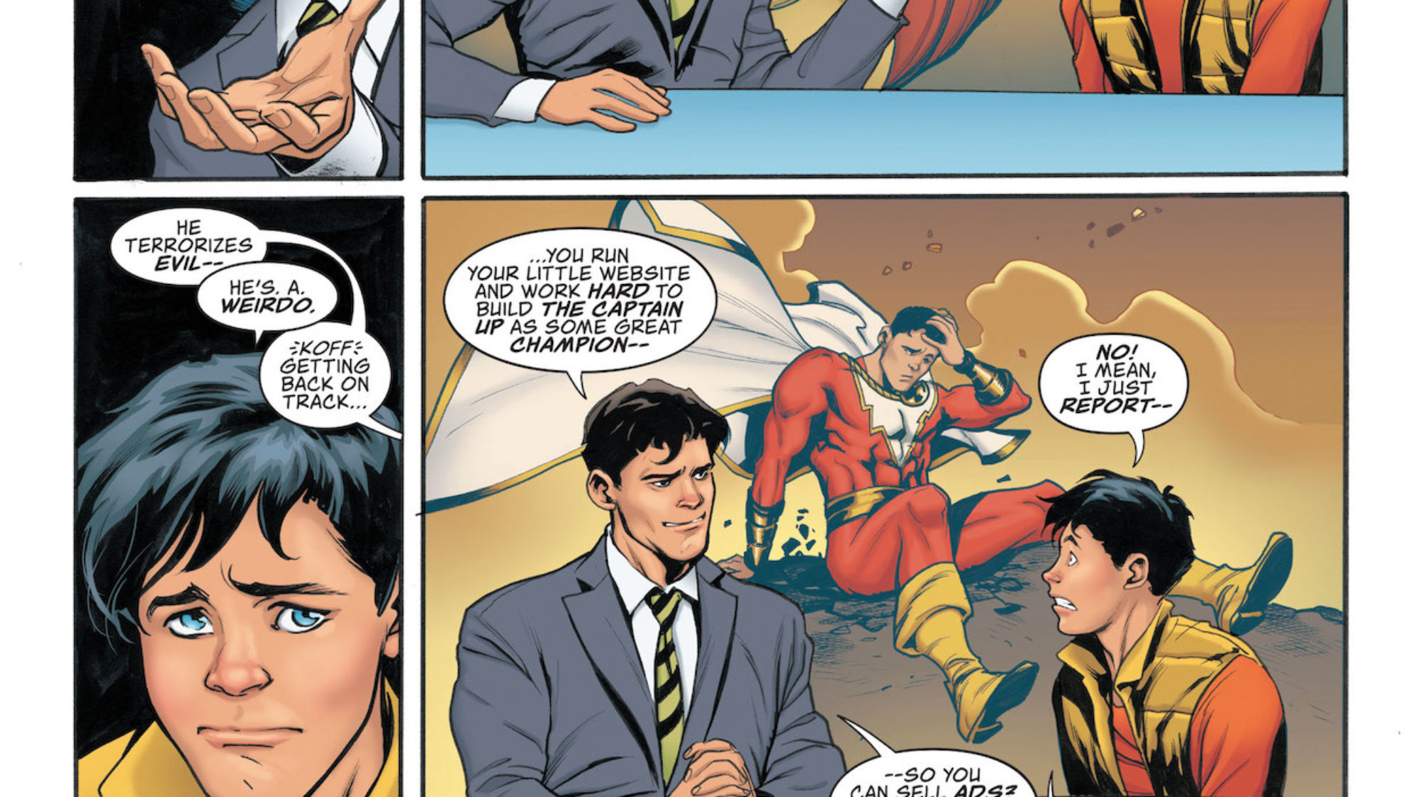Shazam #9 Preview: The Captain vs. Creeper: Epic Showdown Shazam #9 Preview: The Captain vs. Creeper: Epic Showdown