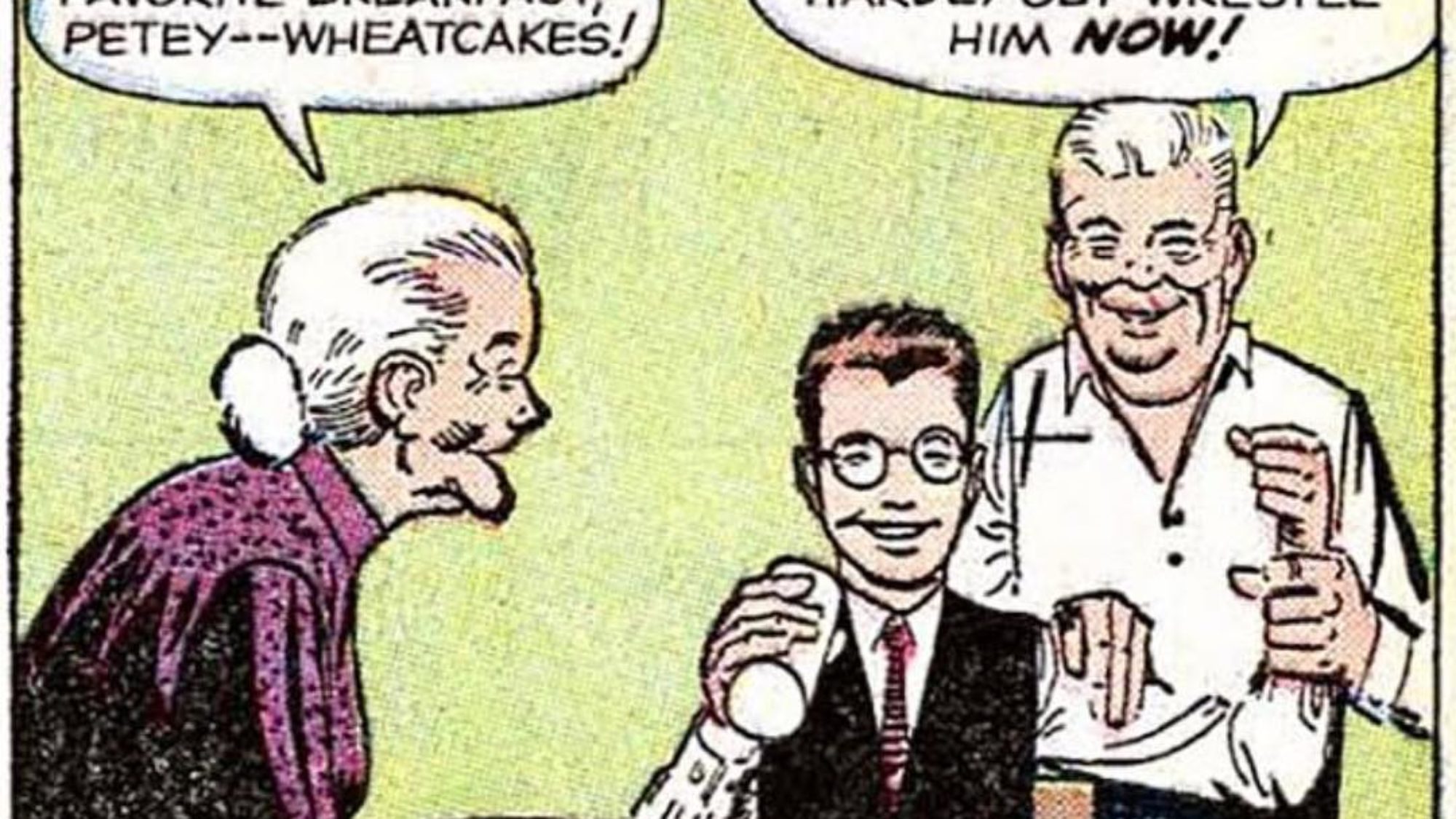 Steve Ditko Didn't Draw Aunt May Giving Peter Parker Wheatcakes