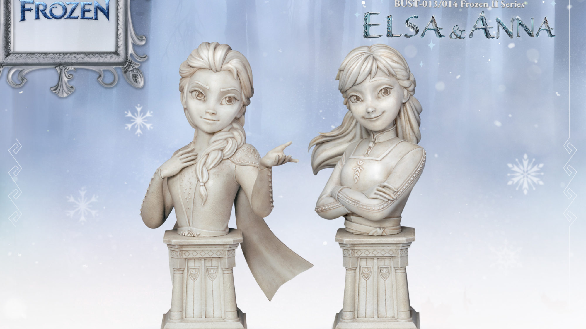 Step Into the Unknown with Beast Kingdom’s New Frozen Stone Statues