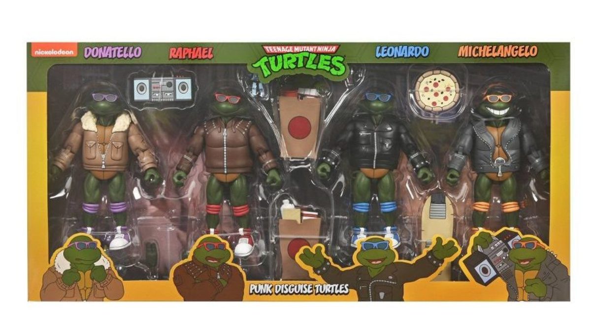 NECA Turtle in Disguise 4 Pack Target Exclusive NEW outlets SEALED!