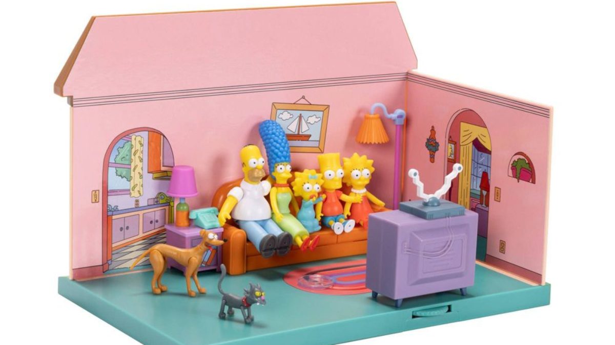 Step Into The Simpsons Living Room with Jakks Pacific New Playset