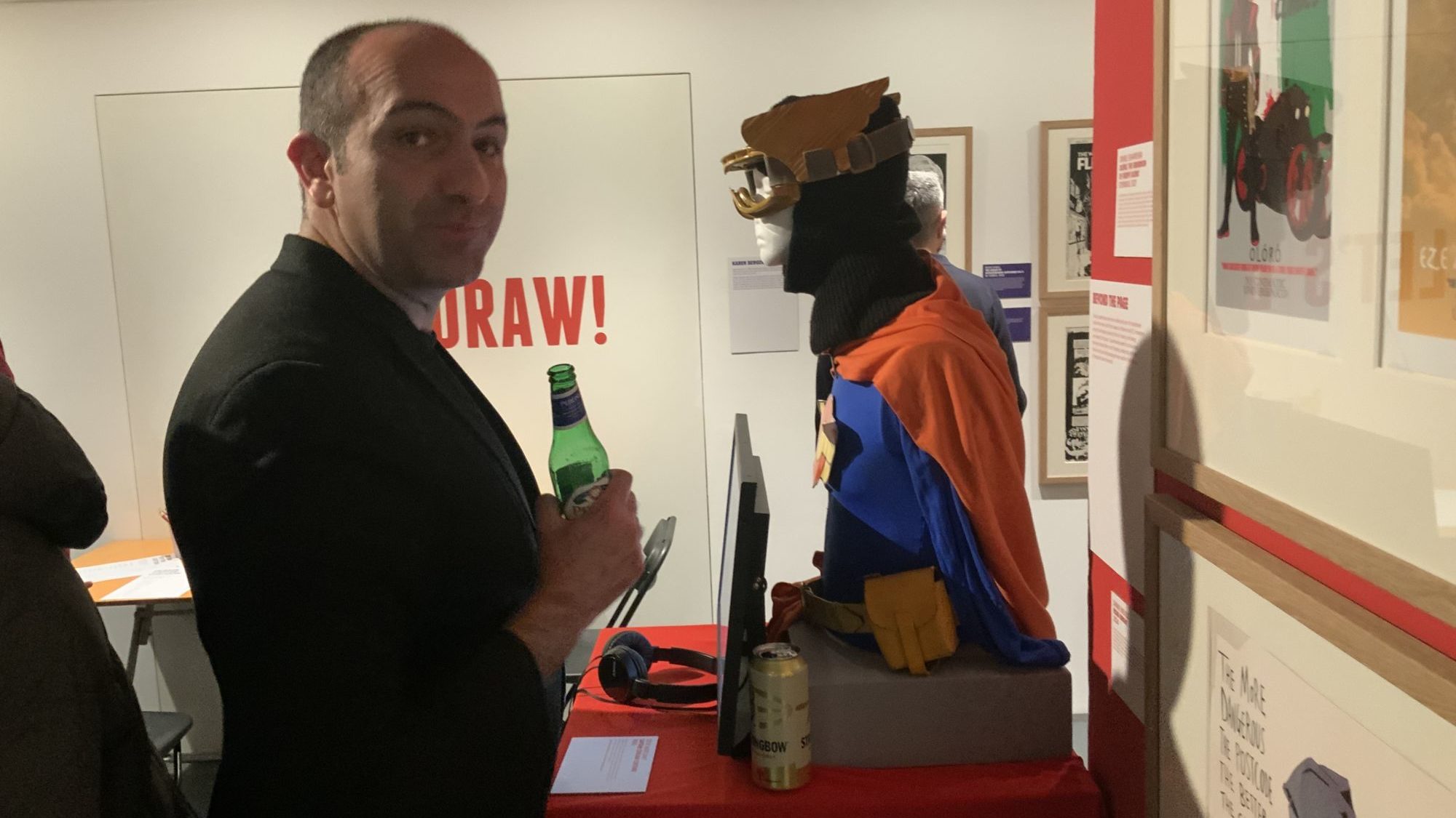 Launch Night! Heroes: British Invasion At London’s Cartoon Museum