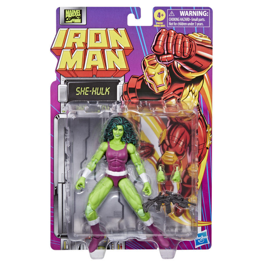 Classic Marvel Comics She-Hulk Joins Iron Man Marvel Legends Wave